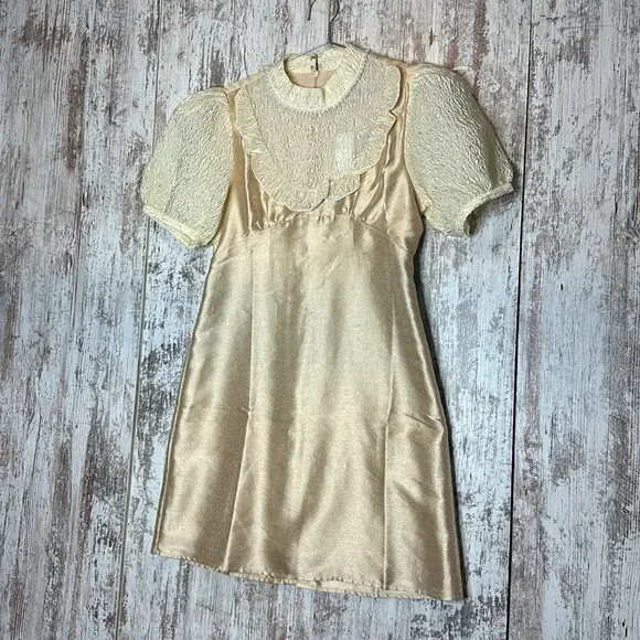 slim fit dress slacks Sister Jane Shimmy Bow Mini Dress